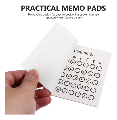 Bloc De Notas Adhesivas, Cuaderno, Cuenta Manual, 2 Unidades