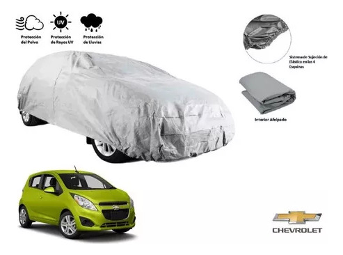 Cubierta Antigranizo Afelpada Para Auto Chevrolet Spark 2015