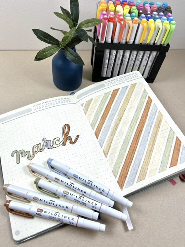 Zebra Pen Neutral Palette Set, Incluye 8 Mildliner Y 2 Marca