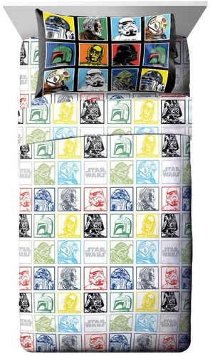 Star Wars Classic Grid  Juego Completo De Sábanas De  ...