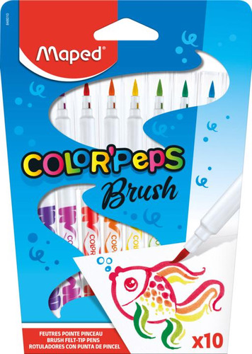 Marcadores Colorpeps Brush X12 Maped