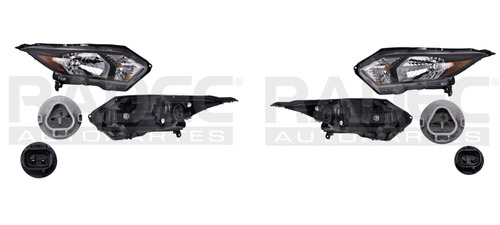 Par Juego Faros Honda Hr-v 2016 - 2018 Depo Rxc