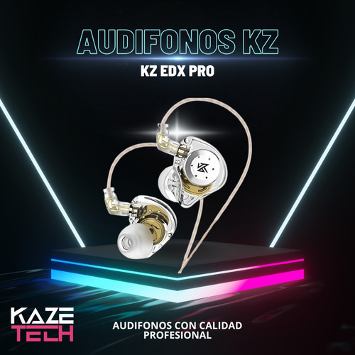 Audifonos Kz Edx Pro In Ear Monitores De Audio