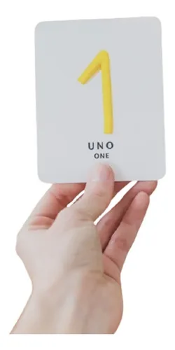 Juego De Cartas Numeros 0 Al 9 20 Cartas Ingles castellano