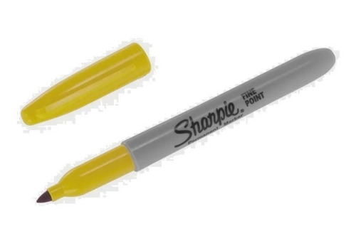 6 Marcadores Permanente Sharpie Punta Fina Color A Elegir 