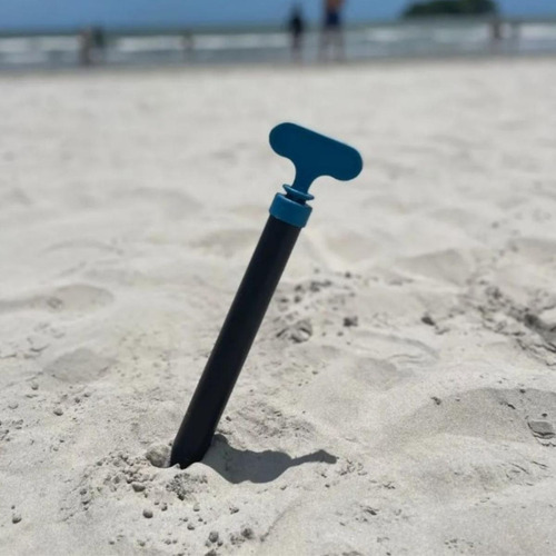 Bocha Argentino Tejo Praia Jogo + Saca Areia Guarda Sol