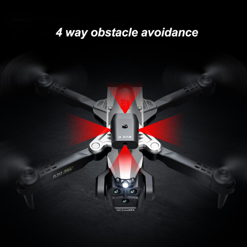 Drone K10max 4k Hd Con 3 Lentes Que Evita El Flujo Óptico