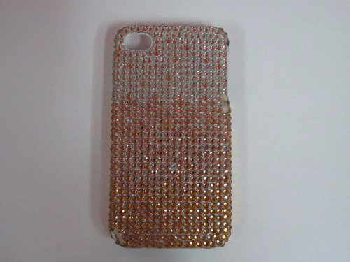 Capa Capinha Case iPhone 4/4s Dourada Brilhante.