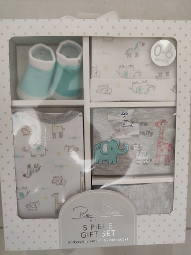 Set De Regalo Para Bebe De 0 A 6 Meses 5 Piezas
