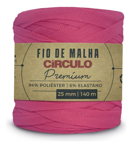 Fio Malha Premium 25mm Circulo 140m Tricô Crochê Tapeçaria Cor Tutti Frutti - 6156