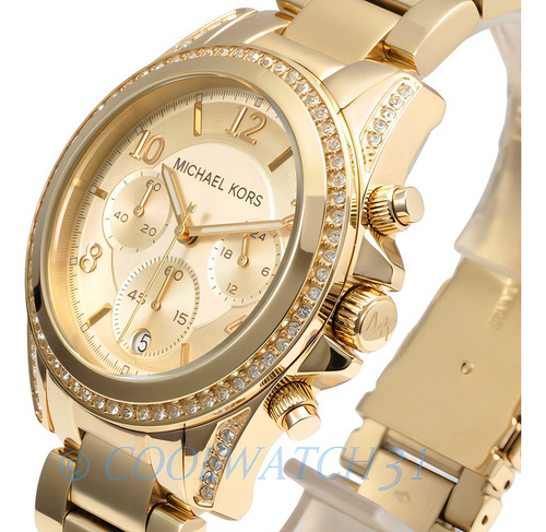 Relógio Michael Kors 5166 Dourado Gold