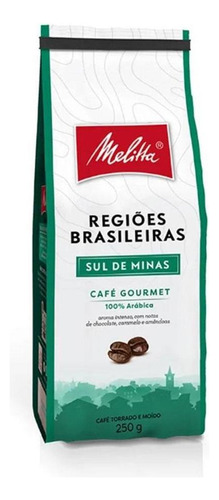 Café Melitta Regiões Brasileiras Sul De Minas 250g Com 18 Un