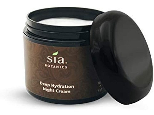 Sia Botanics Deep Hydration Night Cream Face 4 Oz