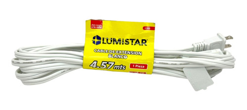 Extension Electrica Lumistar Blanca 4.57 Metros