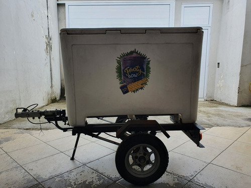 Imagem 5 de 5 de Carretinha Com Bau Termico Moto Flexmoto