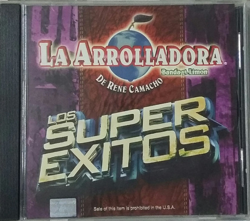 Cd La Arrolladora Banda El Limon De Rene Camacho  Los Super