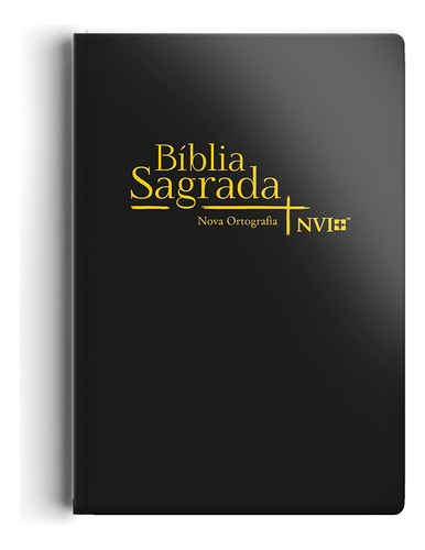 Bíblia NVI slim luxo - Preta: Mais leve e mais prática, de Sbi. Geo-Gráfica e Editora Ltda, capa dura em português, 2022