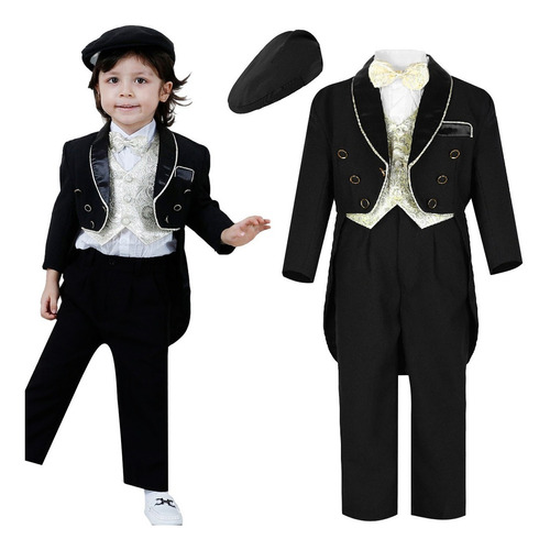 Trajes De Bautizo Bebé Niño Boda Formal Esmoquin Conjuntos