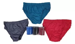 Pack X6 Slip Con Cintura Embutida Del 2 A 8 Algodon Y Lycra