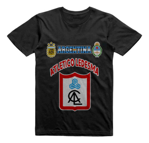 Remera Infantil Negra Atletico Ledesma Jujuy