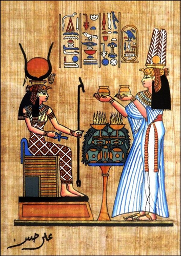 Poster Foto 60x85cm Decoração Estilo Papirus Egípcio Hd