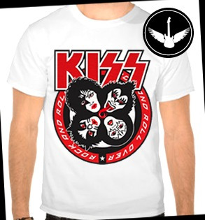 Camiseta Kiss Banda Rock N Roll Camisa Blusa Vm1