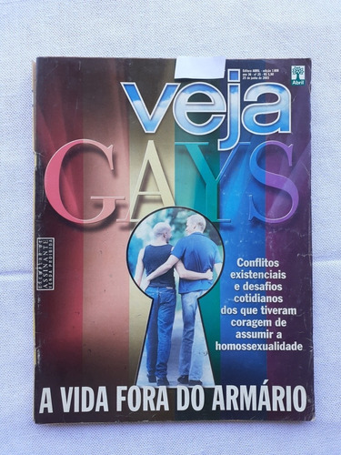 Revista Veja 25 De Junho 2003 Edição 1808 Ano 36 N 25 Gays