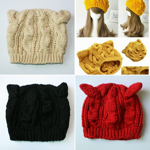 Gorro Con Orejas De Gato