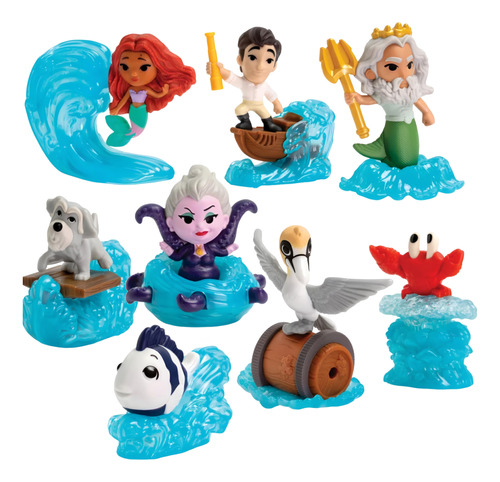 8 Figuras La Sirenita D Disney Colección Completa Mcdonald's