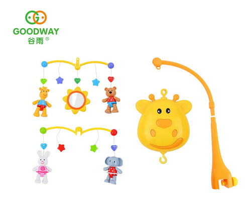 Movil Para Bebes Cuna Practicuna Musical Goodway Colores