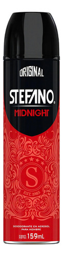 Desodorante en aerosol Stefano Midnight 159 ml