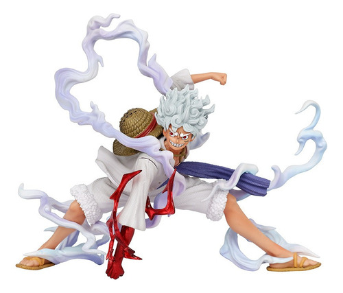 One Piece Nika Luffy Gear 5 Sun God Figura Juguete Model