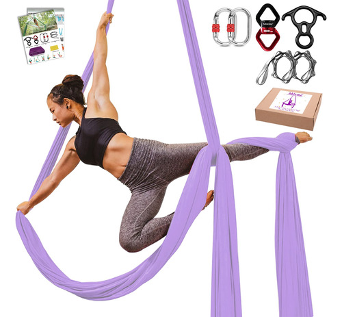 Ableme Juego Hamaca 9 Yarda Para Yoga Aereo Volador Kit Todo