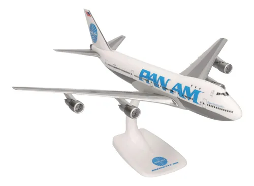 Boeing 747-100 Pan Am Escala 1 250 Miniatura Con Pedestal