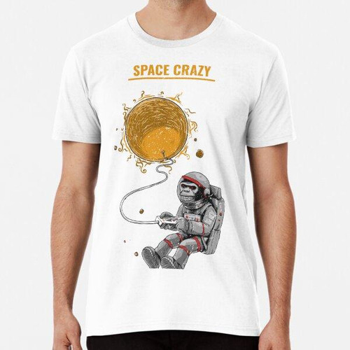 Remera Space Ape Crazy Algodon Premium