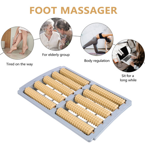 Calcetines De Reflexología Para Masajear Pies De Madera Y