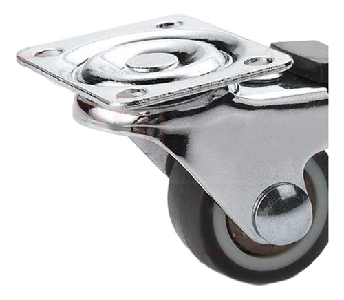 Rueda Giratoria Con Freno Para Carro Muebles Banco 1 Pulgada