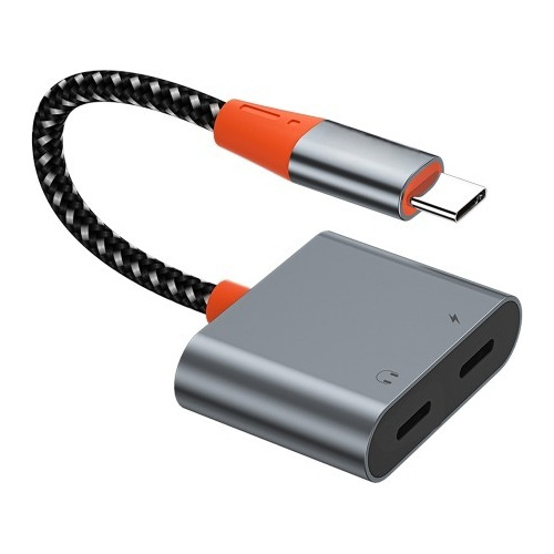 Convertidor De Audio Tipo C A Tipo C + Dc 3,5mm Digital