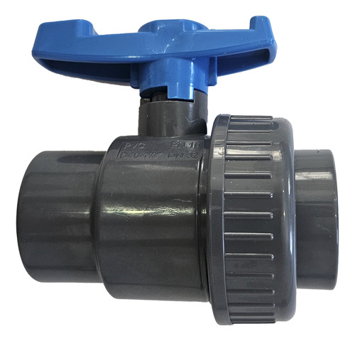 Válvula Esférica Soldable Junta Pegar 40mm Media Unión Pietr