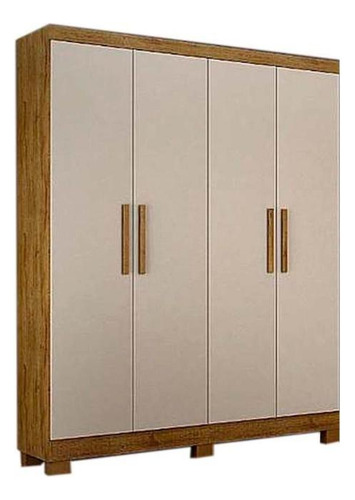 Guarda Roupa 4ptas 2gavs Sergipe Naturale-bianchi