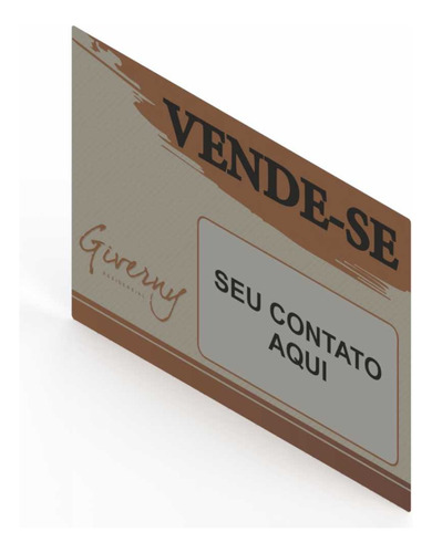 Placa Vende Aluga 60x45cm Acm 3mm Adesivado Casa Condomínio