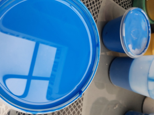 Imagen 7 de 7 de Emulsion Para Serigrafia Azul Con Bicromato Estampados