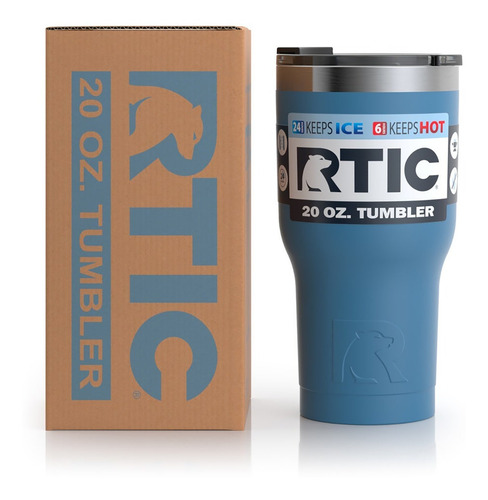 Vaso Termico Rtic Slate Blue Matte Con Tapa, 20oz Pc