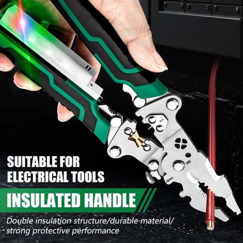 Pelacables Con Comprobador De Voltaje, Nuevos Alicates Multi