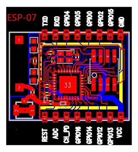 Modulo Wifi Esp-07s Esp07 Esp8266 Version Actualizada 32bit