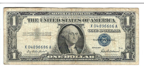 Estados Unidos - Billete 1 Dólar 1957 - X04896686a