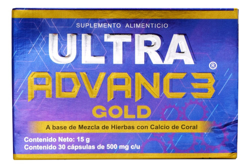 Ultra Advance Gold 30 Tabletas De 500mg