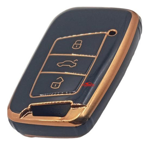 Funda Llave Vw Tiguan Nivus Tcross Taos Virtus Jetta A7 Tpu