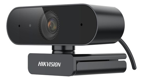 Webcam Full Hd 1080p Hikvision Ds-e12 360 Microfone E Tripé Cor Preto