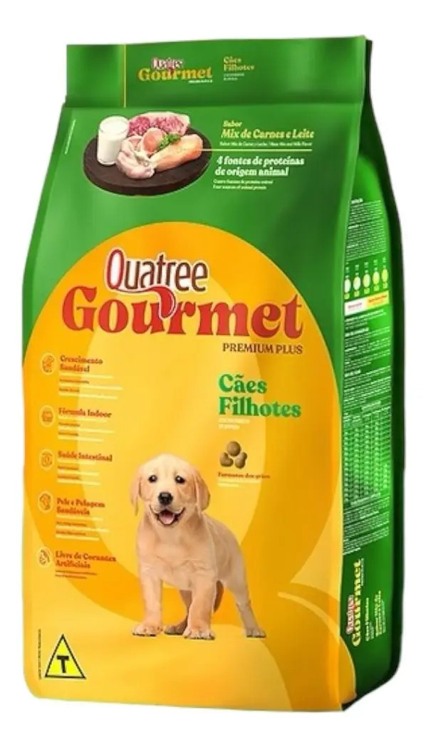 Ração Quatree Gourmet cães filhotes 3kg